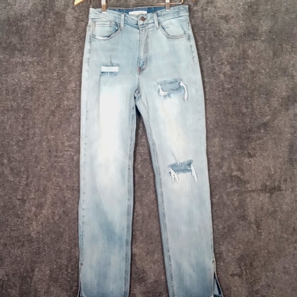 Dogma High Rise blue denium distressed tall women's jeans size 28 - Picture 1 of 7